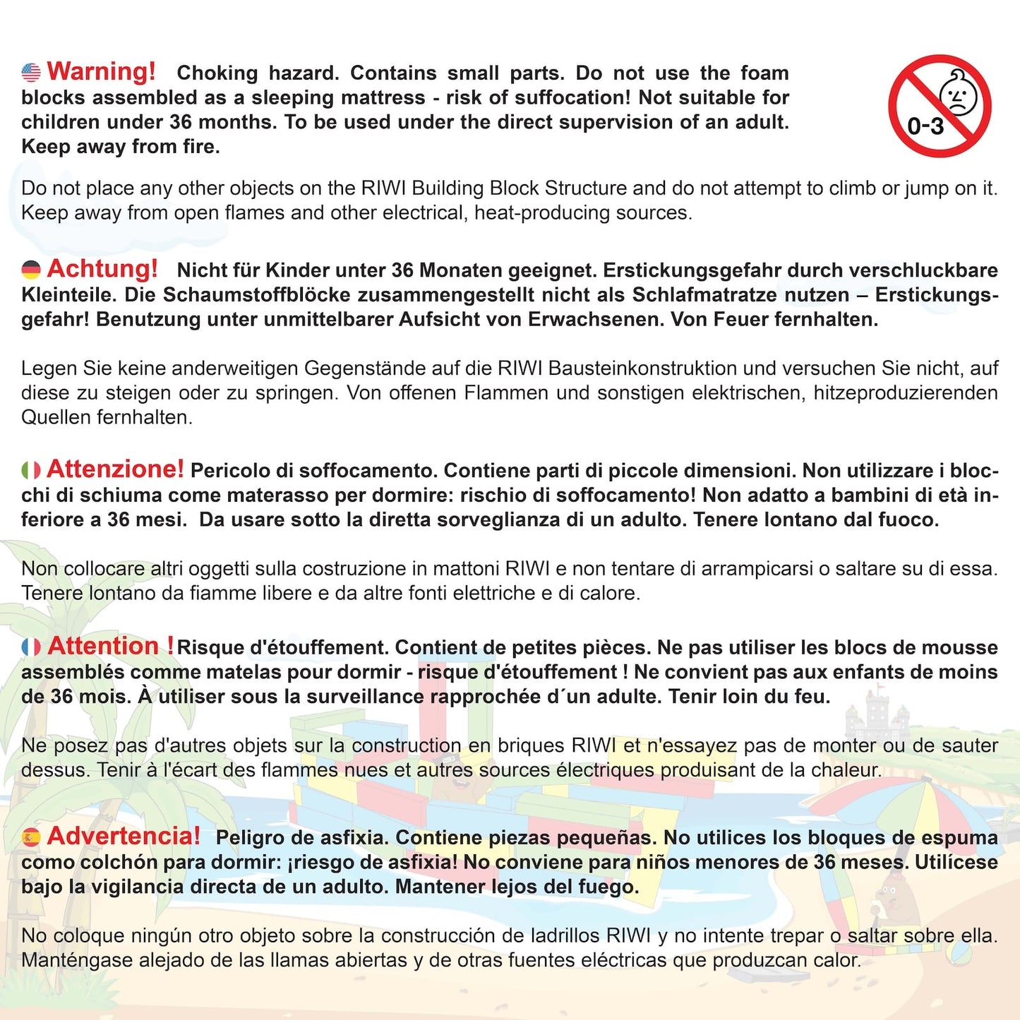 RIWI® XXL building blocks