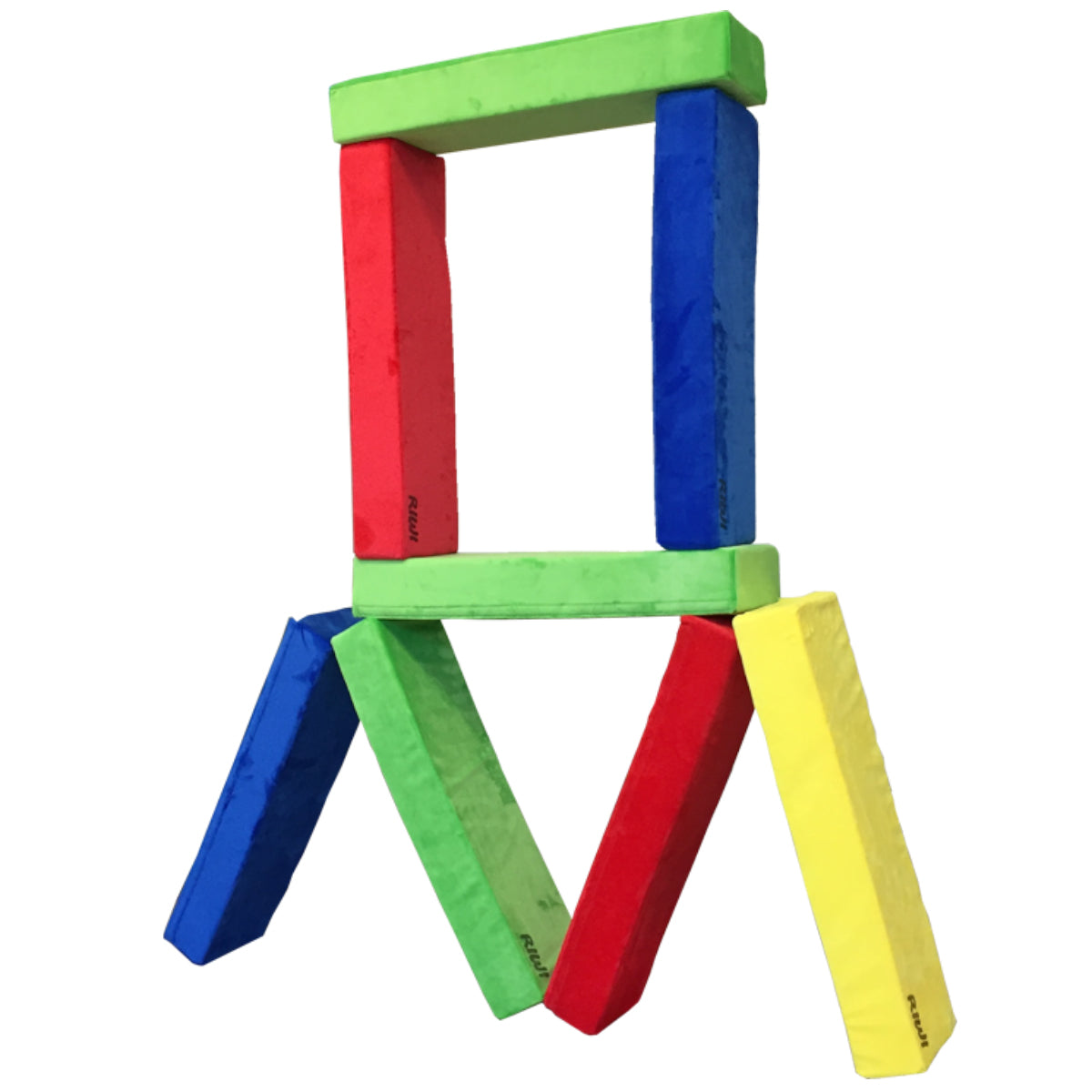 RIWI building blocks with covers big tower soft foam blocks xxl giant bricks for kids creative play