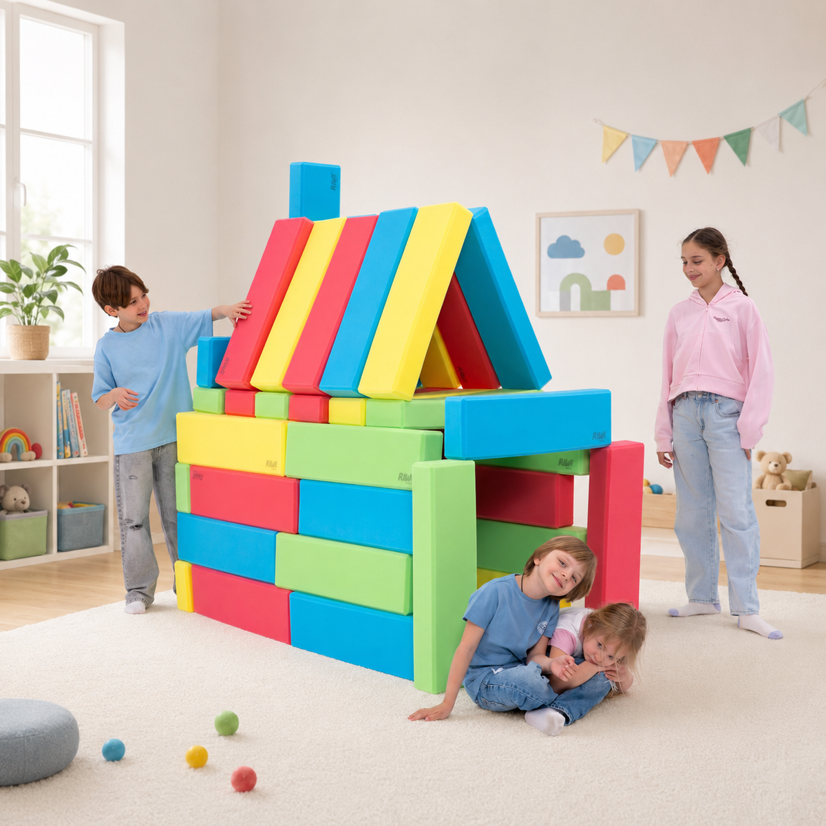 Different ages. Different ideas. Same blocks.