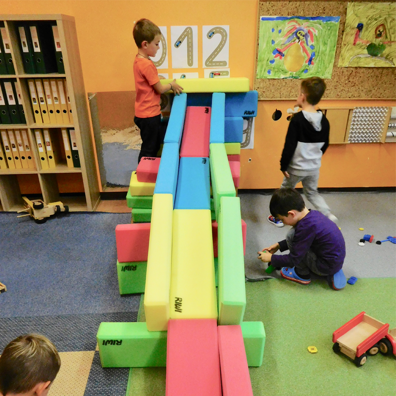 RIWI blocks in official kindergarten soft foam blocks xxl