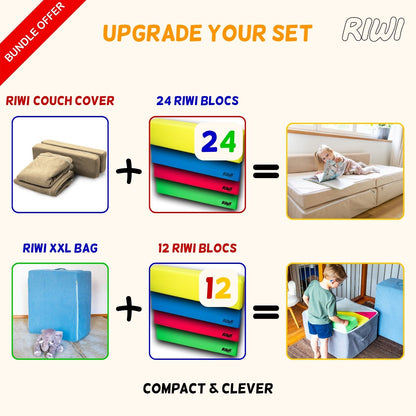 RIWI® Couch Cover (for 24 XXL building blocks)