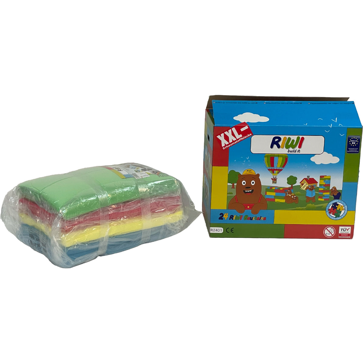 RIWI construction toy XXL Building blocks soft parcel box shipping