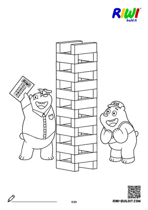 Coloring page Bear Worlds no. 11 – printable coloring sheet