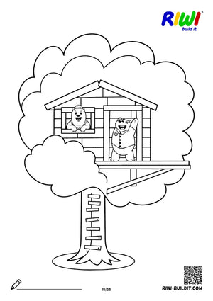 Coloring page Bear Worlds no. 15 – printable coloring sheet