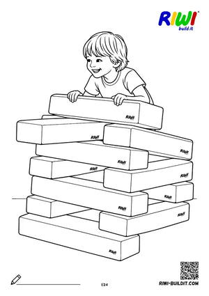Coloring page Buildings no. 1 – printable coloring sheet