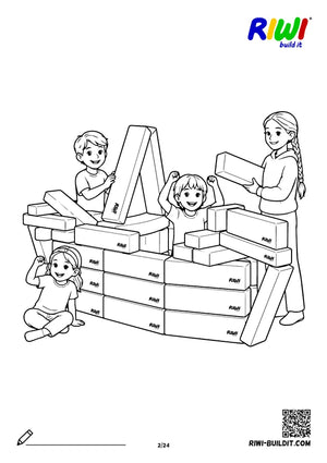 Coloring page Buildings no. 2 – printable coloring sheet