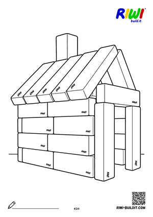 Coloring page Buildings no. 4 – printable coloring sheet