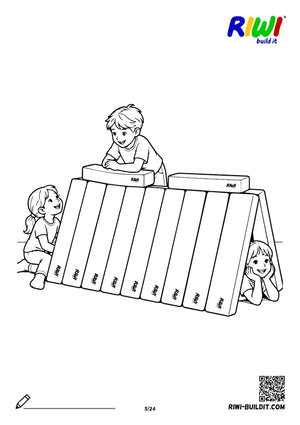 Coloring page Buildings no. 5 – printable coloring sheet