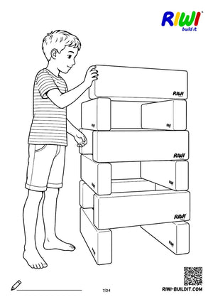 Coloring page Buildings no. 7 – printable coloring sheet