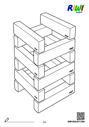 Coloring page Buildings no. 9 – printable coloring sheet