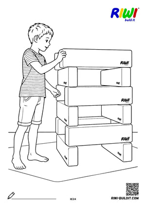 Coloring page Buildings no. 10 – printable coloring sheet
