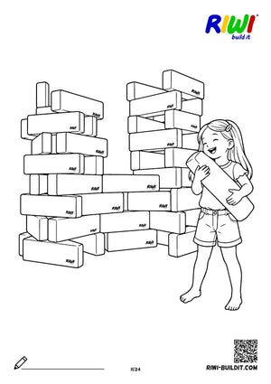 Coloring page Buildings no. 11 – printable coloring sheet