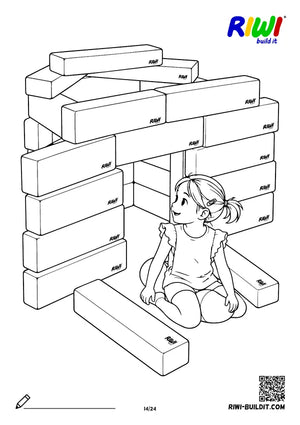 Coloring page Buildings no. 14 – printable coloring sheet
