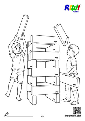 Coloring page Buildings no. 15 – printable coloring sheet
