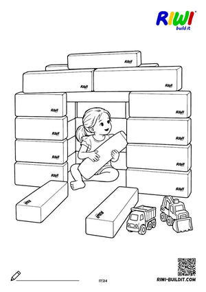 Coloring page Buildings no. 17 – printable coloring sheet