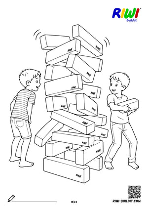 Coloring page Buildings no. 18 – printable coloring sheet