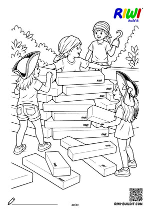Coloring page Buildings no. 20 – printable coloring sheet
