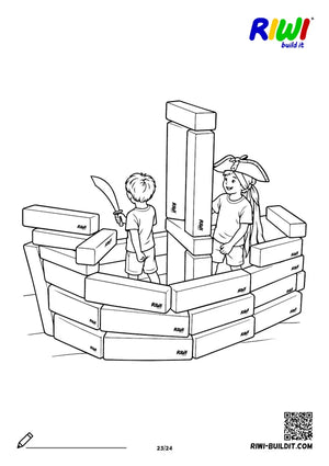 Coloring page Buildings no. 23 – printable coloring sheet