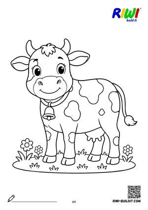 Coloring page Farm no. 1 – printable coloring sheet