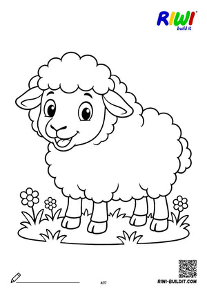 Coloring page Farm no. 4 – printable coloring sheet