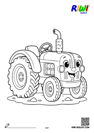 Coloring page Farm no. 12 – printable coloring sheet