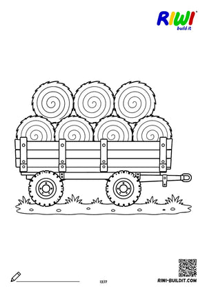 Coloring page Farm no. 13 – printable coloring sheet