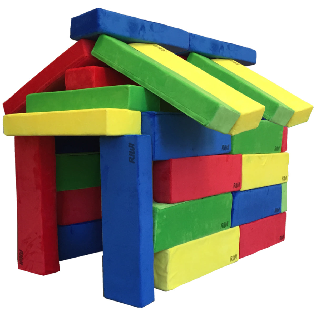 RIWI building blocks with covers house cave soft foam blocks xxl giant bricks for kids creative play